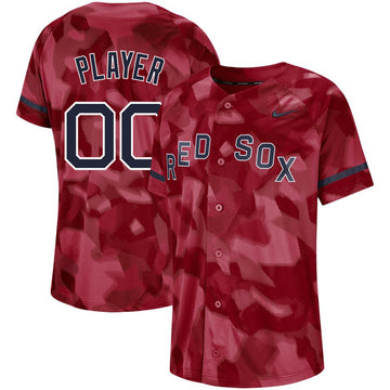Boston Red Sox red Fashion jersey