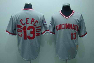 Concepcion Cincinnati Reds grey jersey