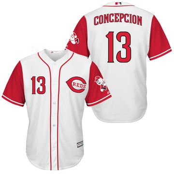 Dave Concepcion Cincinnati Reds white jersey