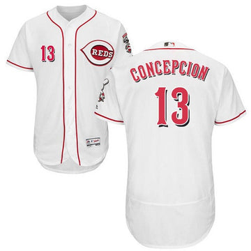 Dave Conception Cincinnati Reds white jersey