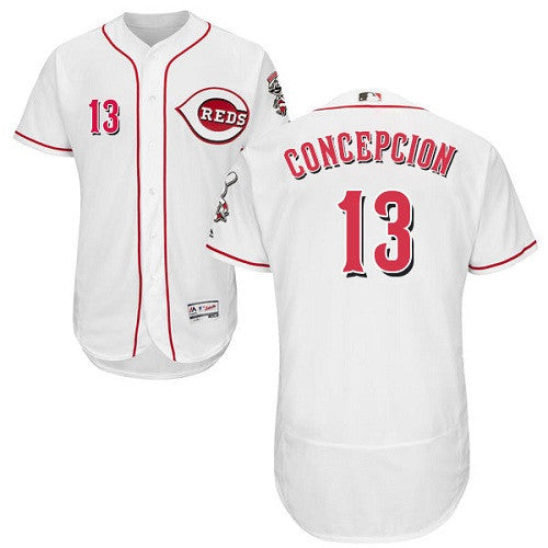 Dave Conception Cincinnati Reds white jersey