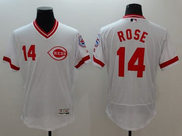 Pete Rose Cincinnati Reds white Authentic jersey