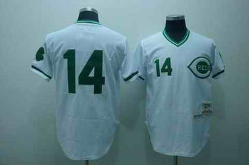 Rose Cincinnati Reds white jersey