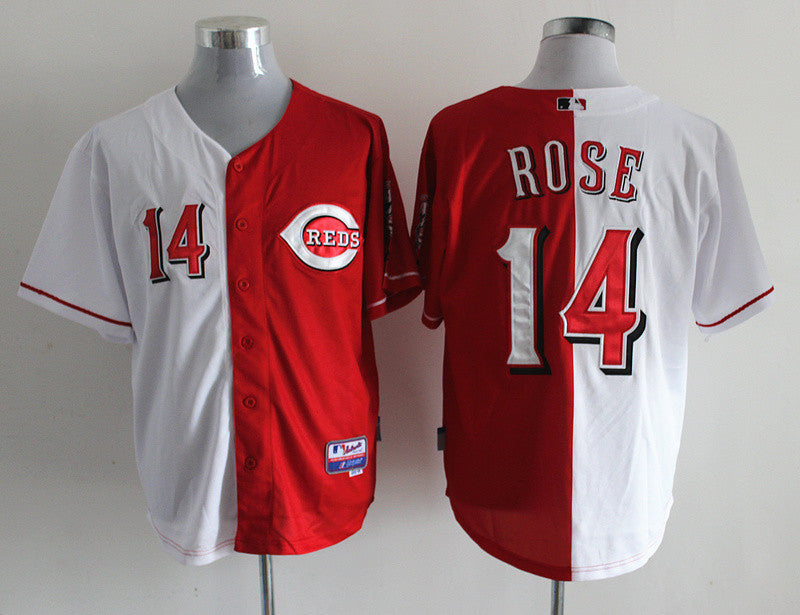 Rose Cincinnati Reds Split jersey