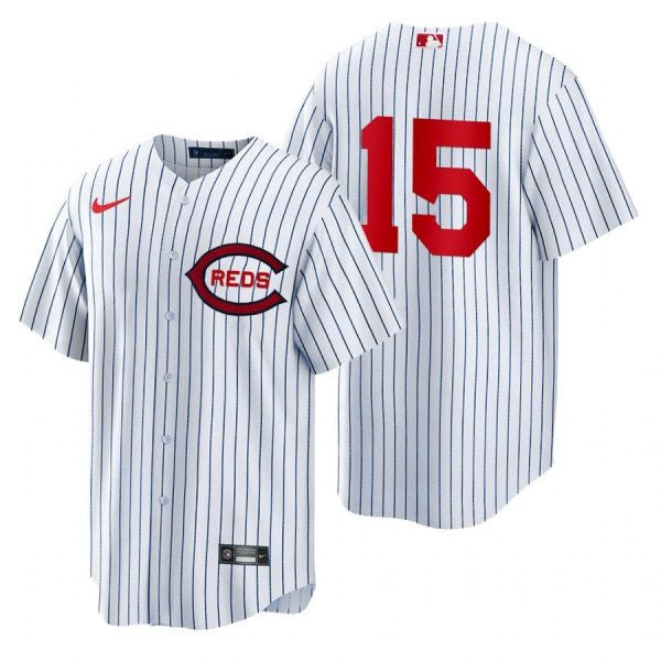 Nick Senzel Cincinnati Reds white jersey
