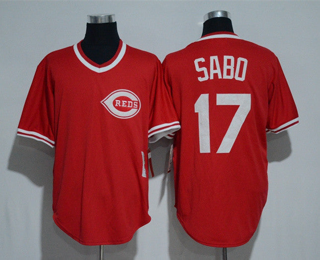 Chris Sabo Cincinnati Reds red Throwback jersey