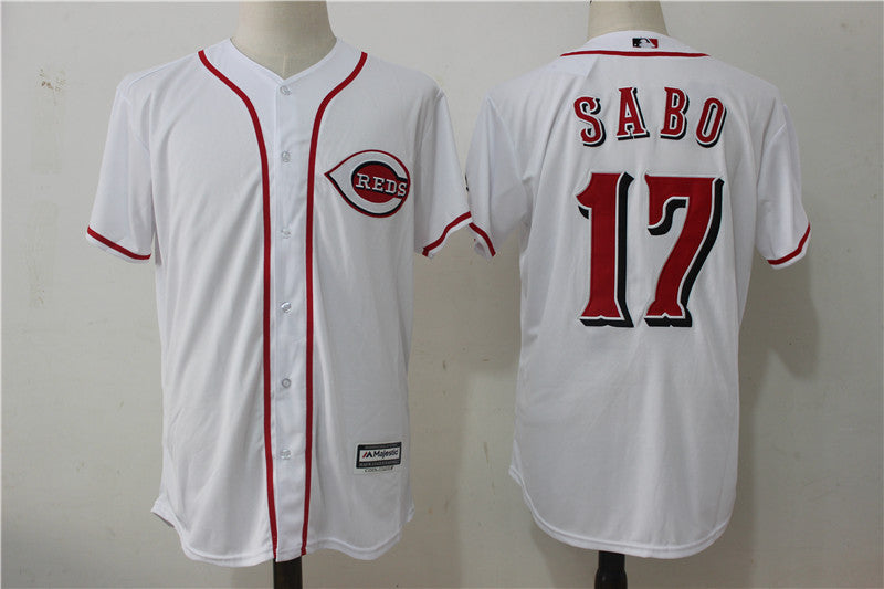 Chris Sabo Cincinnati Reds white jersey