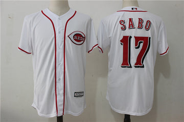 Chris Sabo Cincinnati Reds white jersey
