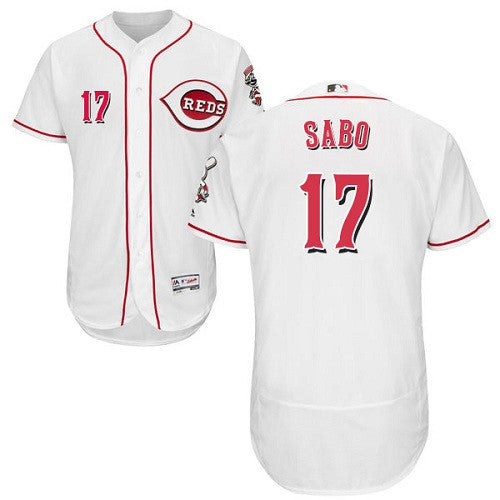 Chris Sabo Cincinnati Reds white jersey