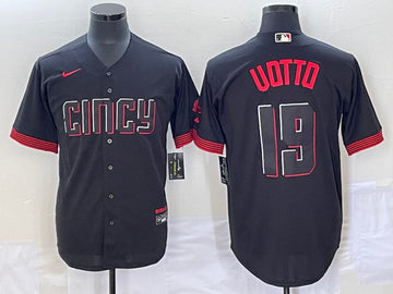 Joey Votto Cincinnati Reds black City Connect jersey