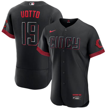 Joey Votto Cincinnati Reds black City Connect jersey