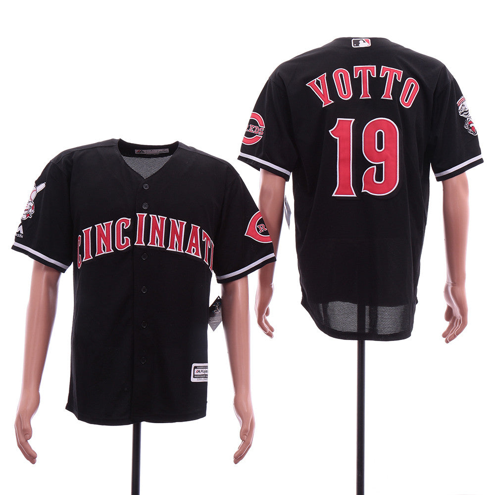 Joey Votto Cincinnati Reds black jersey
