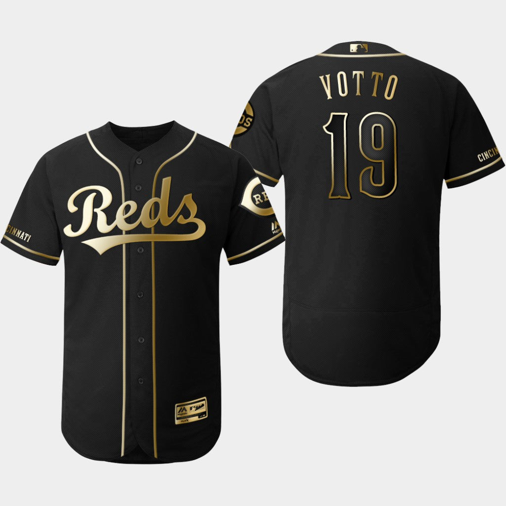 Joey Votto Cincinnati Reds black jersey