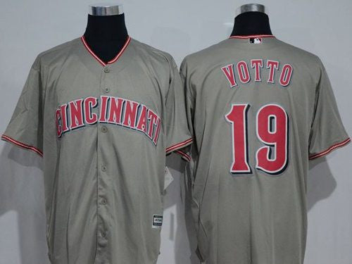 Joey Votto Cincinnati Reds grey jersey