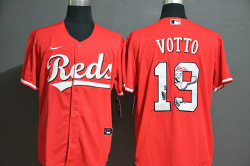 Joey Votto Cincinnati Reds red Fashion jersey
