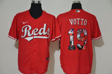 Joey Votto Cincinnati Reds red jersey