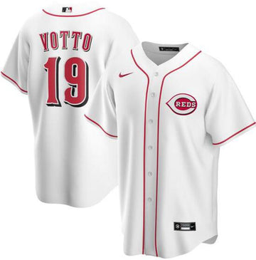Joey Votto Cincinnati Reds white jersey