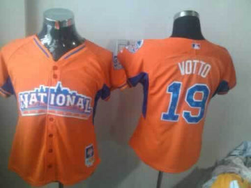 Votto Cincinnati Reds orange jersey
