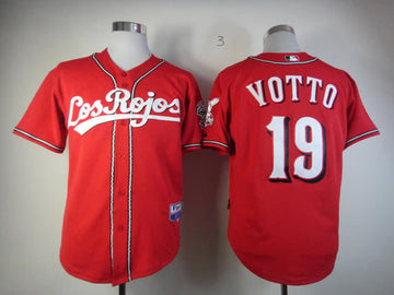 Votto Cincinnati Reds red jersey