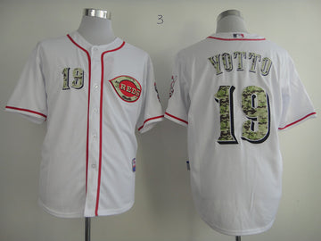 Votto White Cincinnati Reds camo Camo jersey