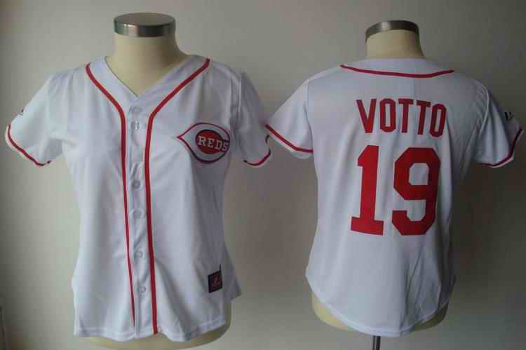 Votto White Cincinnati Reds red jersey