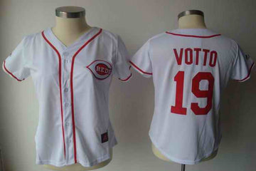 Votto White Cincinnati Reds red jersey