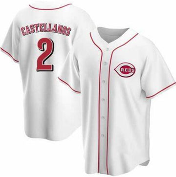Nicholas Castellanos Cincinnati Reds white jersey
