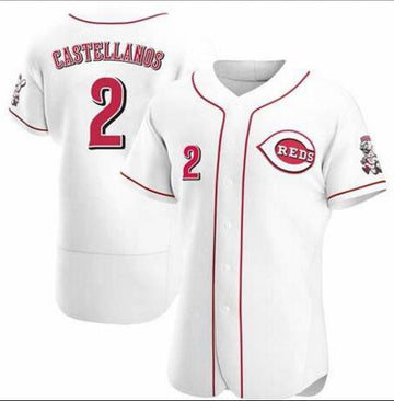 Nicholas Castellanos Cincinnati Reds white jersey