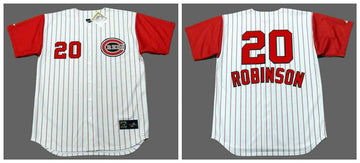 Frank Robinson Cincinnati Reds white Throwback jersey
