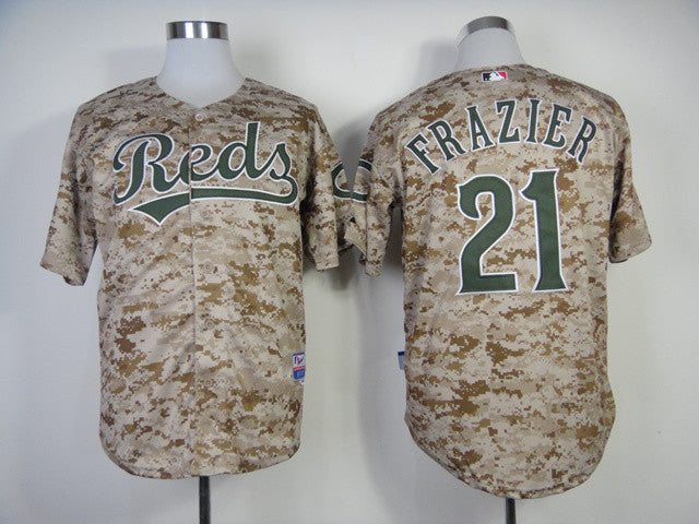 Frazier Cincinnati Reds camo Camo jersey
