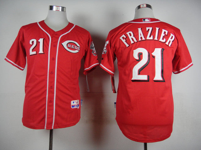 Frazier Cincinnati Reds red jersey