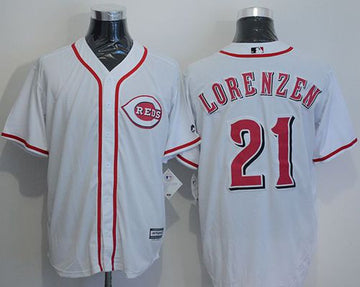 Michael Lorenzen Cincinnati Reds white jersey