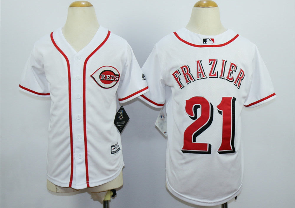 Todd Frazier Cincinnati Reds white jersey