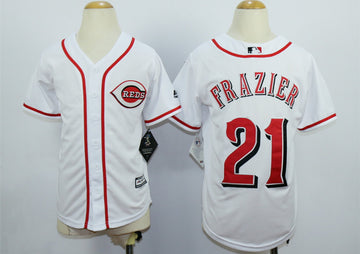 Todd Frazier Cincinnati Reds white jersey