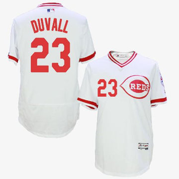 Adam Duvall Cincinnati Reds white Authentic jersey