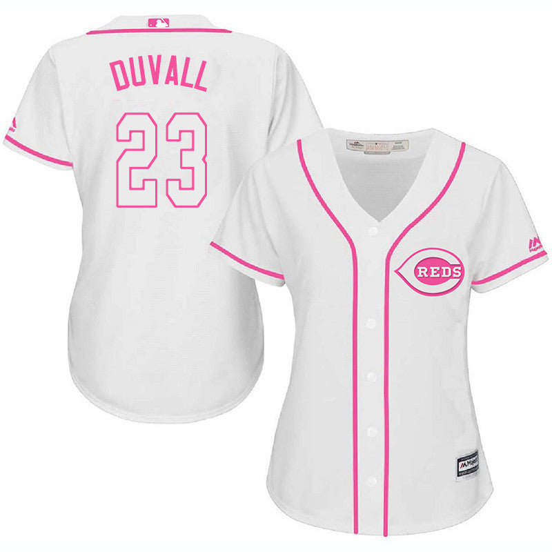 Adam Duvall Cincinnati Reds white jersey