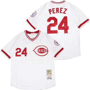 Tony Perez Cincinnati Reds white Throwback jersey