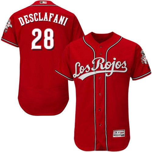 Anthony Desclafani Cincinnati Reds red Alternate jersey