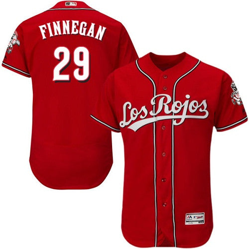 Brandon Finnegan Cincinnati Reds red Alternate jersey