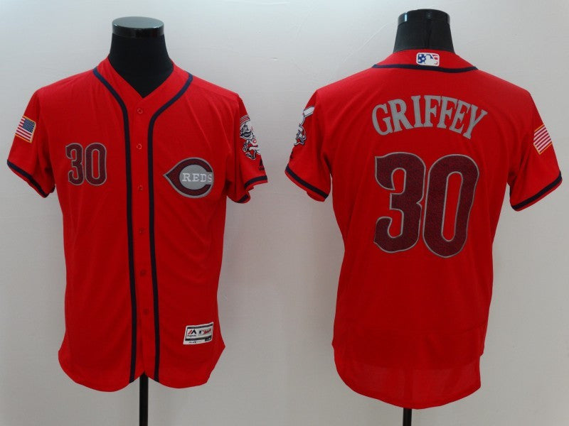Ken Griffey Jr Cincinnati Reds red Fashion jersey