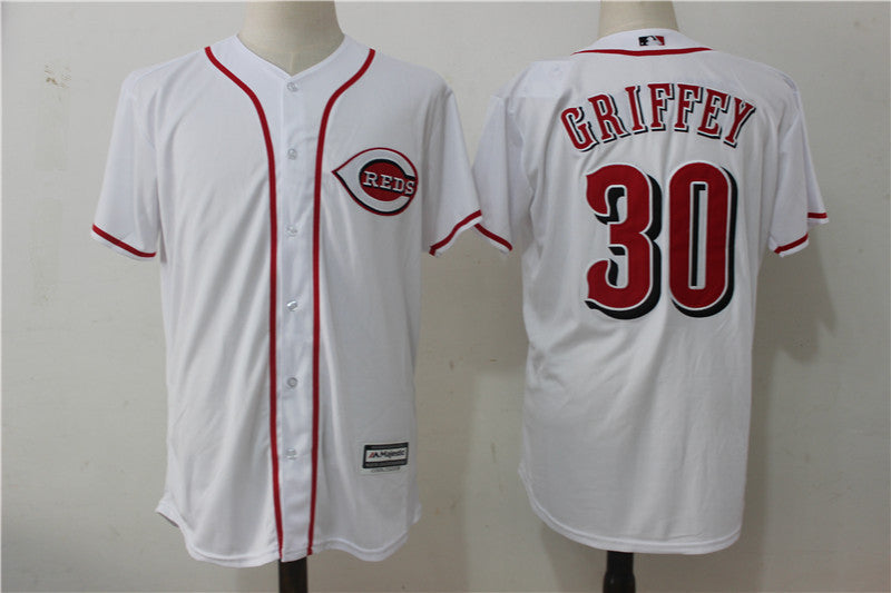 Ken Griffey Jr Cincinnati Reds white jersey
