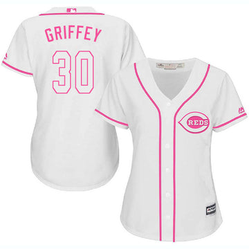Ken Griffey Jr Cincinnati Reds white jersey
