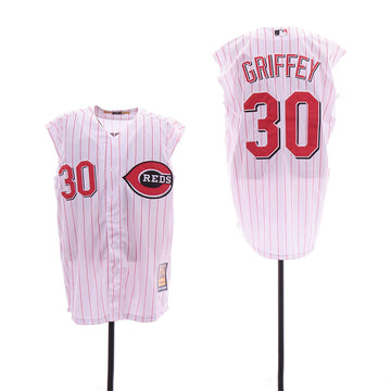 Ken Griffey Cincinnati Reds white Cooperstown jersey