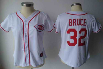 Bruce White Cincinnati Reds red jersey