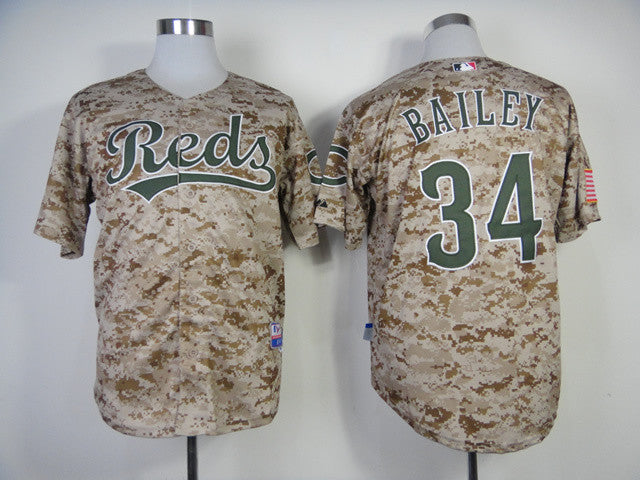 Bailey Cincinnati Reds camo Camo jersey