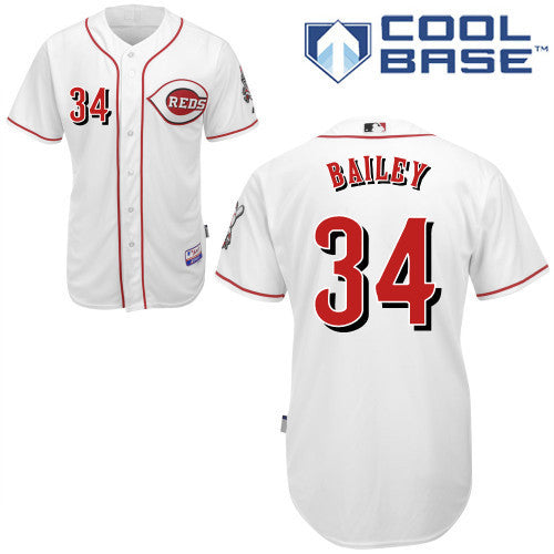 Bailey Cincinnati Reds white jersey