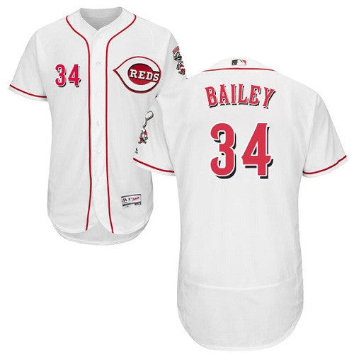 Homer Bailey Cincinnati Reds white jersey