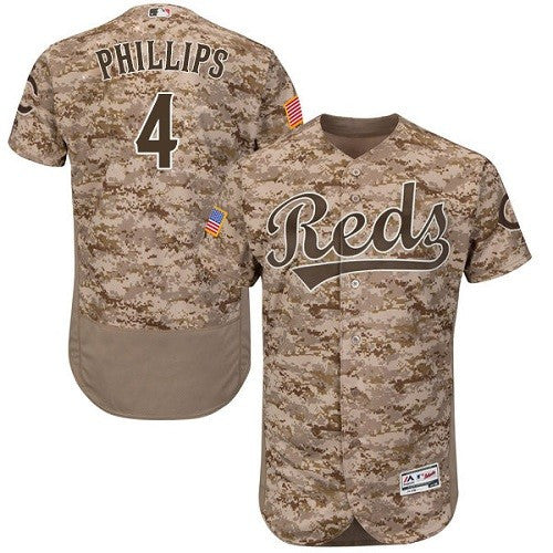 Brandon Phillips Cincinnati Reds camo Camo jersey