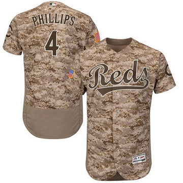 Brandon Phillips Cincinnati Reds camo Camo jersey