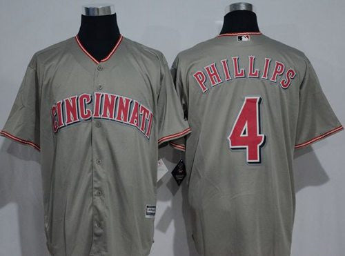 Brandon Phillips Cincinnati Reds grey jersey